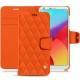 レザーケース LG G6 - Orange fluo - Couture