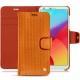 Custodia in pelle LG G6 - Abaca arancio