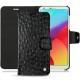 Housse cuir LG G6 - Autruche nero