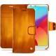 Housse cuir LG G6 - Orange Patine