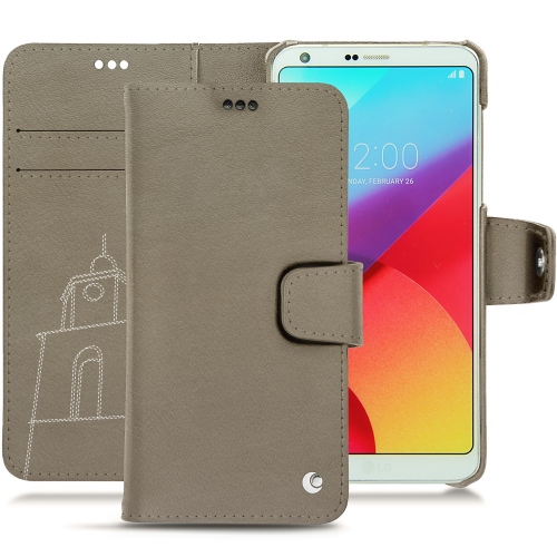 LG G6 leather caseDarboun sabla ( Pantone #BCB1A1 )