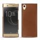 Coque cuir Sony Xperia XA1 Ultra - Marron ( Nappa - Pantone 1615C ) 