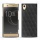Funda de piel Sony Xperia XA1 Ultra - Noir - Couture ( Nappa - Black ) 