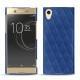 Sony Xperia XA1 Ultra leather cover - Bleu océan - Couture ( Nappa - Pantone 293C ) 