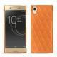 Lederschutzhülle Sony Xperia XA1 Ultra - Orange - Couture ( Nappa - Pantone 1495U ) 