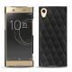 Sony Xperia XA1 Ultra leather cover - Ebène - Couture ( Sleek P C12 - Black ) 