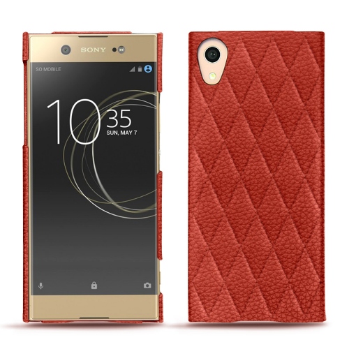 Capa em pele Sony Xperia XA1 UltraPapaye - Couture ( Pantone #b54317 ) 