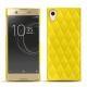 Funda de piel Sony Xperia XA1 Ultra - Jaune fluo - Couture