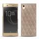 Custodia in pelle Sony Xperia XA1 Ultra - Taupe vintage - Couture