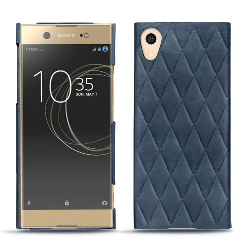 Sony Xperia XA1 Ultra : Protections de qualité : housses, coques, étuis Jean vintage - Couture ( Pantone #2f414f  ) 