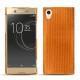 Custodia in pelle Sony Xperia XA1 Ultra - Abaca arancio
