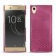 Capa em pele Sony Xperia XA1 Ultra - Serpent ciclamino