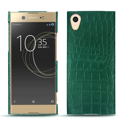 Funda de piel Sony Xperia XA1 UltraCrocodile pino ( Pantone #173F35 ) 