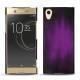 Sony Xperia XA1 Ultra leather cover - Violet Patine