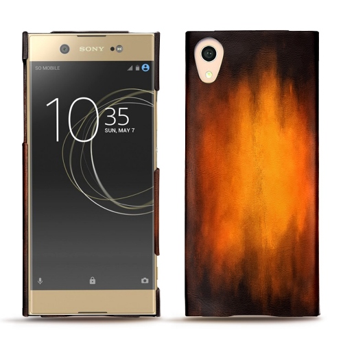 Capa em pele Sony Xperia XA1 UltraFauve Patine