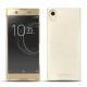 Custodia in pelle Sony Xperia XA1 Ultra - Blanc PU