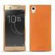 Coque cuir Sony Xperia XA1 Ultra - Orange PU