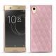 Custodia in pelle Sony Xperia XA1 Ultra - Rose - Couture ( Nappa - Pantone 2365C ) 