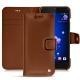 Housse cuir HTC U11 - Marron ( Nappa - Pantone 1615C ) 
