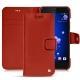 HTC U11 leather case - Papaye ( Pantone 180C ) 