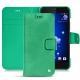 HTC U11 leather case - Menthe vintage ( Pantone 562C ) 