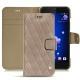 Lederschutzhülle HTC U11 - Taupe vintage - Couture