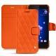 レザーケース HTC U11 - Orange fluo - Couture