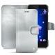 Custodia in pelle HTC U11 - Platinium ( Pantone 877C ) 