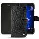 Lederschutzhülle HTC U11 - Autruche nero