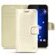 Funda de piel HTC U11 - Crocodile milk