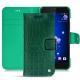 Capa em pele HTC U11 - Crocodile pino