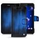 HTC U11 leather case - Bleu Patine