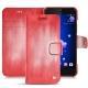 HTC U11 leather case - Rose Patine