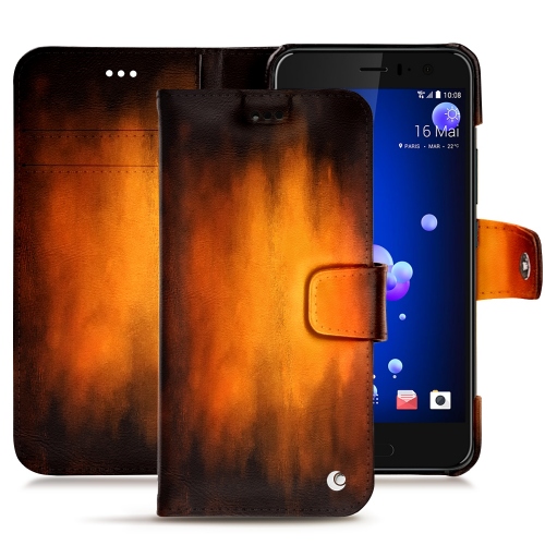 HTC U11 : La référence des housses premium Fauve Patine