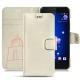 Custodia in pelle HTC U11 - Blanc escumo