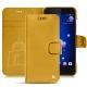 Housse cuir HTC U11 - Jaune soulèu
