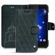 Funda de piel HTC U11 - Blu marino - Couture