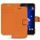 Capa em pele HTC U11 - Orange PU