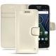 Custodia in pelle Lenovo Moto G5 Plus - Blanc (  Nappa - White ) 