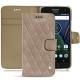 Custodia in pelle Lenovo Moto G5 Plus - Taupe vintage - Couture