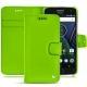 Lederschutzhülle Lenovo Moto G5 Plus - Vert fluo