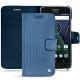Housse cuir Lenovo Moto G5 Plus - Abaca ishia