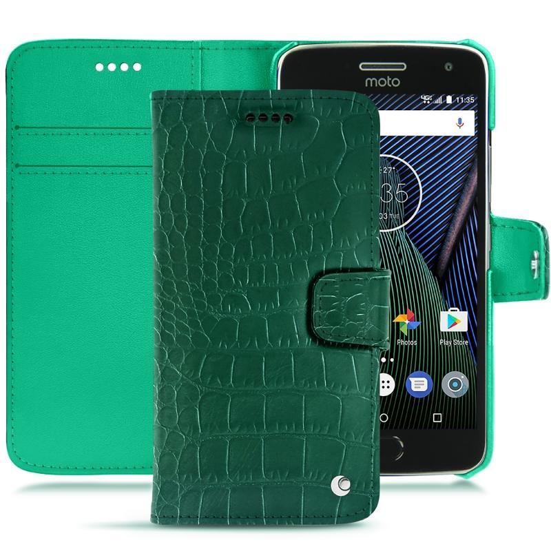 Capa em pele Lenovo Moto G5 Plus Capa em pele Lenovo Moto G5 Plus