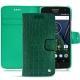 Housse cuir Lenovo Moto G5 Plus - Crocodile pino