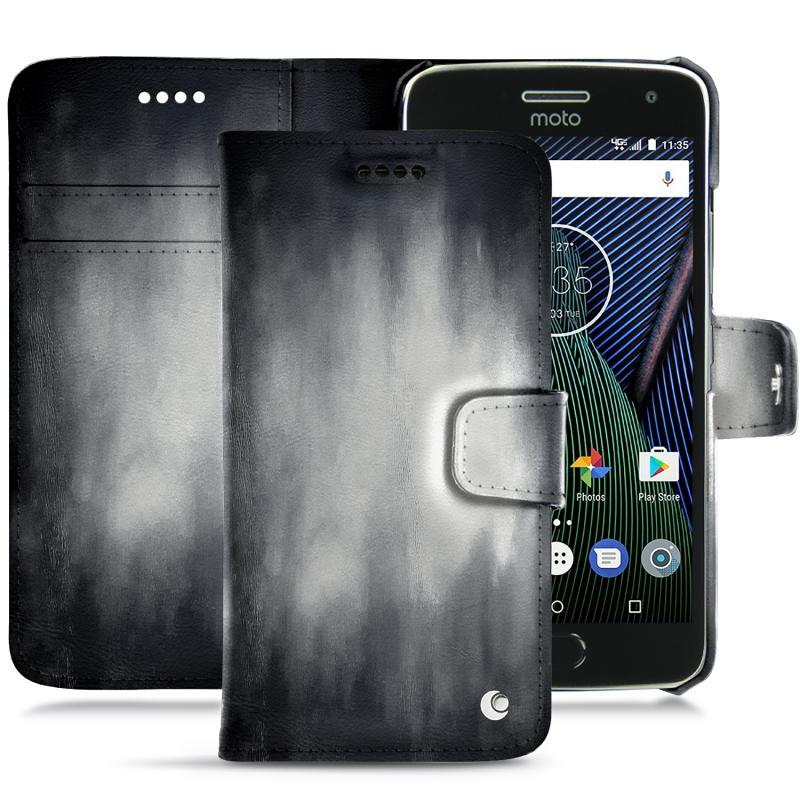 Housse cuir Lenovo Moto G5 Plus