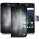 Funda de piel Lenovo Moto G5 Plus - Gris Patine