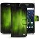 Capa em pele Lenovo Moto G5 Plus - Vert Patine