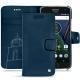 Lenovo Moto G5 Plus leather case - Blu mediterran
