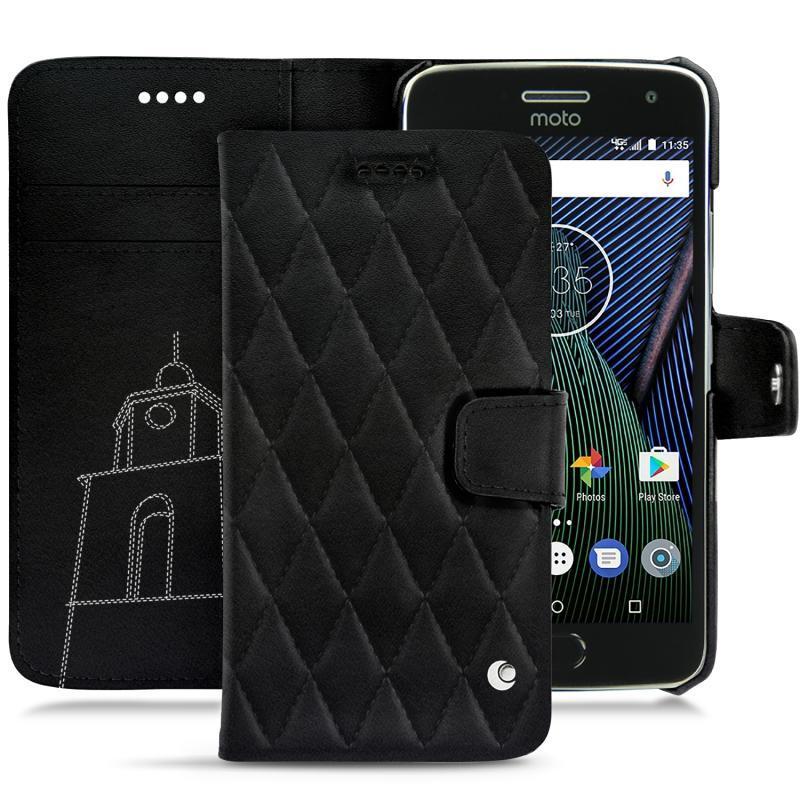 Housse cuir Lenovo Moto G5 Plus