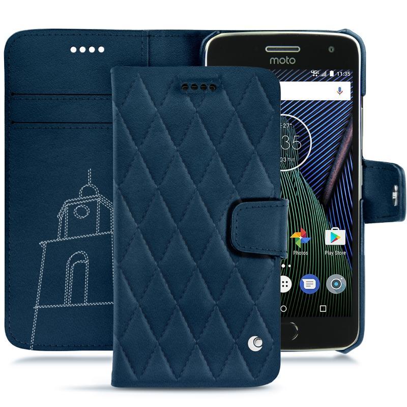 Funda de piel Lenovo Moto G5 Plus
